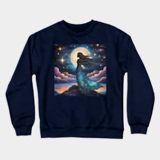 Star Goddess Milky Way Crewneck Sweatshirt